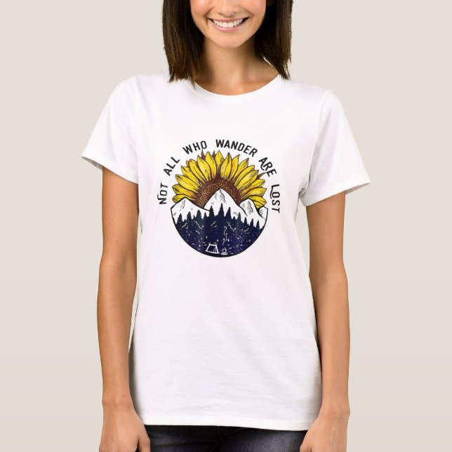 Camiseta Not All Who Wander Are Lost (Frente)