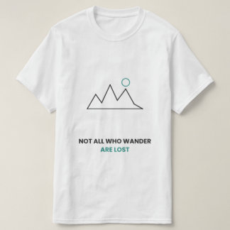Camiseta Not All Who Wander Are Lost Montanha
