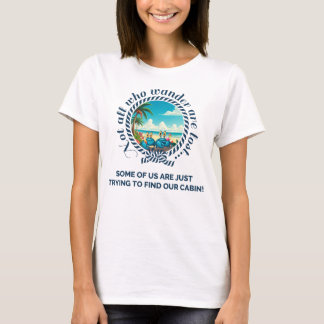 Camiseta Not All Who Wander... Women's Cruise Tee