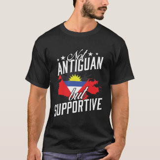 Camiseta Not Antiguan But Supportive Travel Tourist Antigua