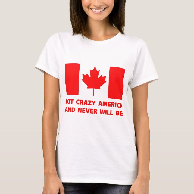 Camiseta Not Crazy America (Frente)
