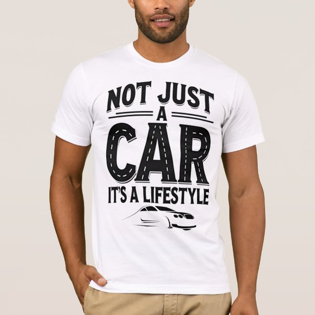 Camiseta Not Just A Car, It's A Lifestyle (Frente)