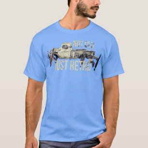 Camiseta Not Old Just Retro Vintage Old Pickup Square Truck