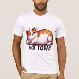 Camiseta Not Today Grumpy Cat Cartoon
