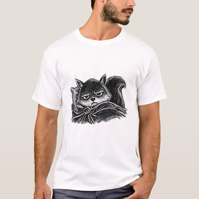 Camiseta Not Today Squirrel (Frente)