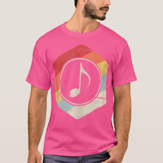 Camiseta Nota - Aulas de Piano Professor de Piano