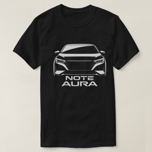 CAMISETA NOTA AURA (Frente do Design)