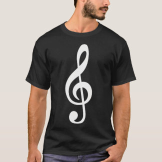Camiseta Nota de música clef