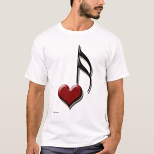Camiseta Nota do coração