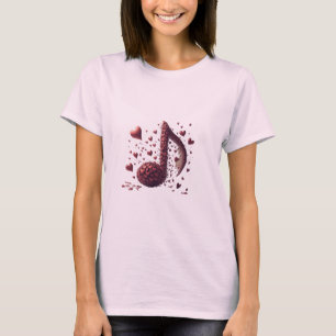 Camiseta Nota Harmoniosa: Abrace o Ritmo