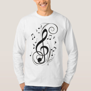 CAMISETA **NOTA MUSICAL*** HOMENS