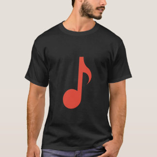 Camiseta Nota musical - oito notas