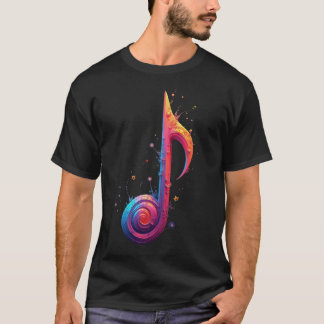 Camiseta Nota musical - oito notas