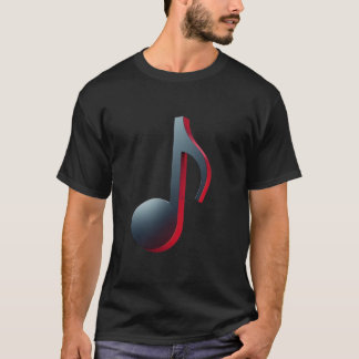 Camiseta Nota musical - oito notas