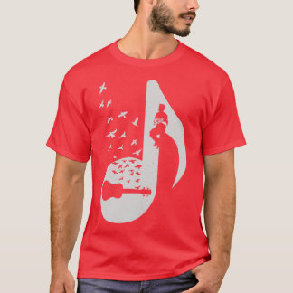 Camiseta Nota musical Ukulele