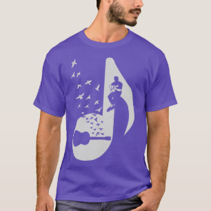 Camiseta Nota Musical Violão Acústico