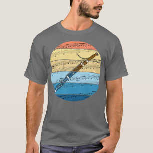 Camiseta Notação musical Bassonista Woodwind Musicia