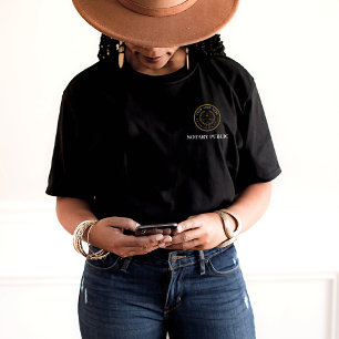 Camiseta Notário de Promocional de Empresa de Código QR Pre