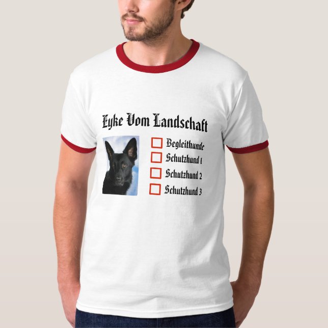 Camiseta Notas CUSTOMIZÁVEIS de SchH (Frente)