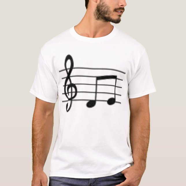 Camiseta Notas da música (Frente)
