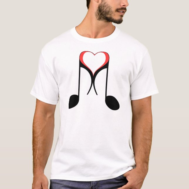 Camiseta notas de amor: 8.a nota: (Frente)