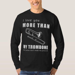 Camiseta Notas de Amor - Eu Te Amo Mais Do Que Trombão