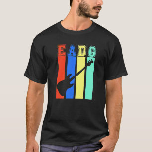 Camiseta Notas de Baixista emClave de Fá Tocador de Baixo O