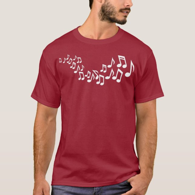 Camiseta Notas de música (Frente)