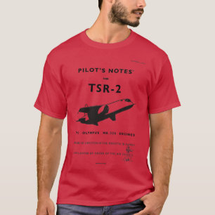 Camiseta Notas de pilotos para TSR2