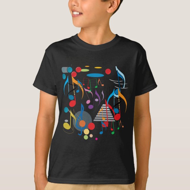 Camiseta Notas musicais (Frente)