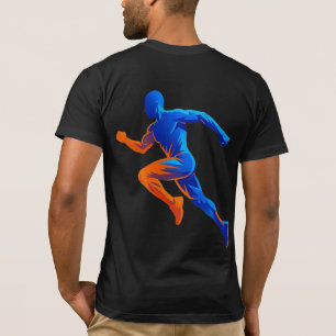 Camiseta Notas Musicais de Microfone Desenho Retro de Canto