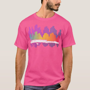 Camiseta Notas musicais Instrumentos Musicais Treble Clef F