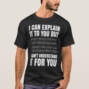 Camiseta Notas Musicais Posso Explicar a Você  Música Ensin