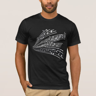 Camiseta Notas musicais ~ Símbolos de notação musical T-
