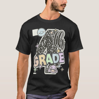 Camiseta Notebook de Composição do Primeiro Dia do Quarto G