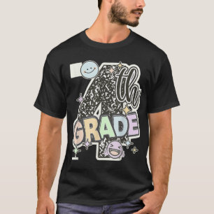 Camiseta Notebook de Composição do Primeiro Dia do Quarto G