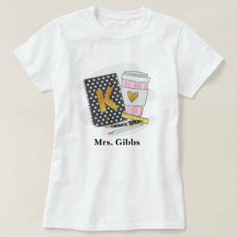 Camiseta Notebook Preto do Professor do Jardim de Infância