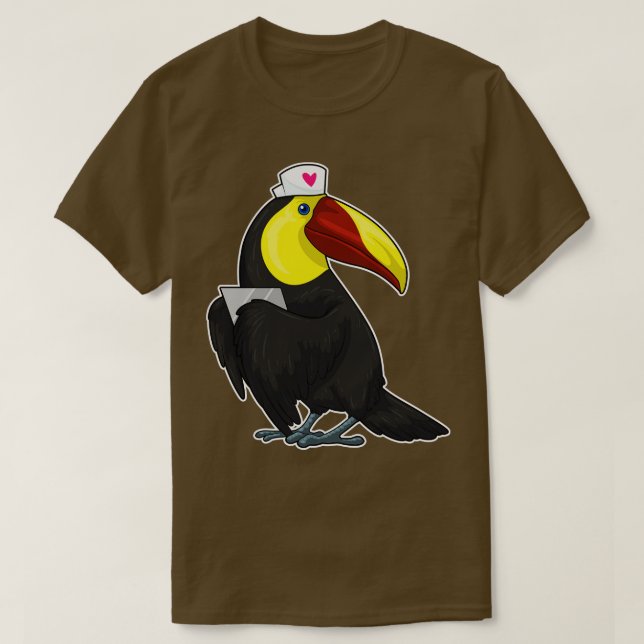 Camiseta Notepad de Enfermeiro Toucan (Frente do Design)
