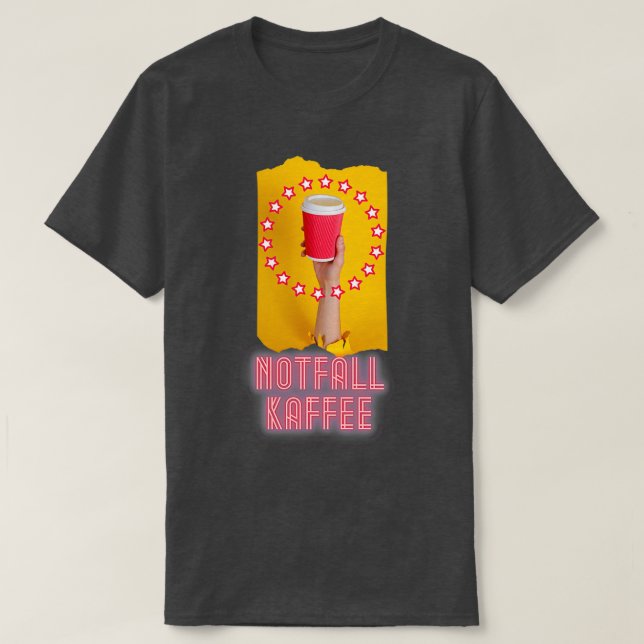 Camiseta Notfall Kaffee 2 go Espresso Beco 2 (Frente do Design)