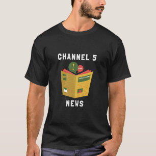 Camiseta NOTÍCIAS DO CANAL 5   Andrew Callaghan All Gas No 