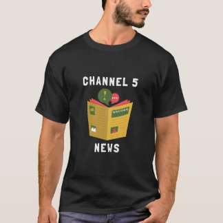 Camiseta NOTÍCIAS DO CANAL 5 | Andrew Callaghan All Gas No 