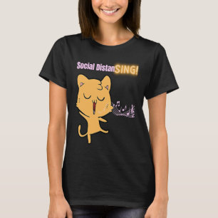 Camiseta Notícias sobre Cantores de Gato e Cantor de Distân