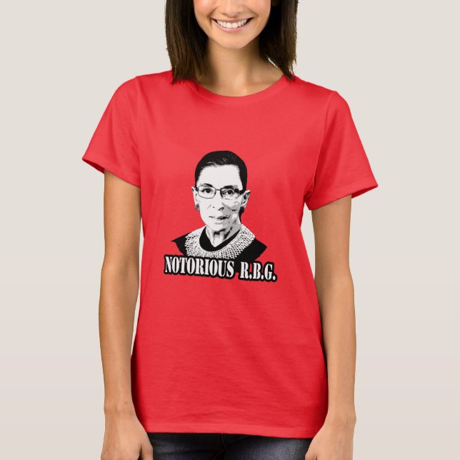 Camiseta Notório R.B.G. - Ruth Bader Ginsburg (Frente)