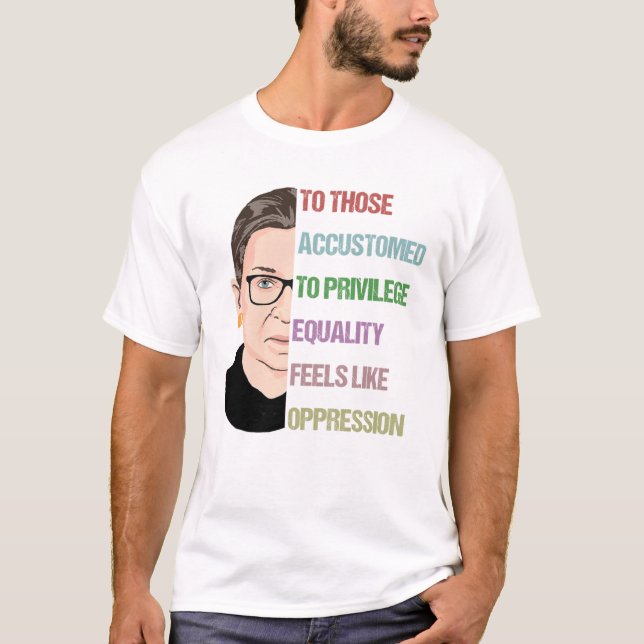 Camiseta Notorioso Poster RBG, Ruth Bader Ginsburg (Frente)