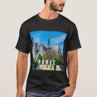Notre Dame de Paris em França T-Shirt