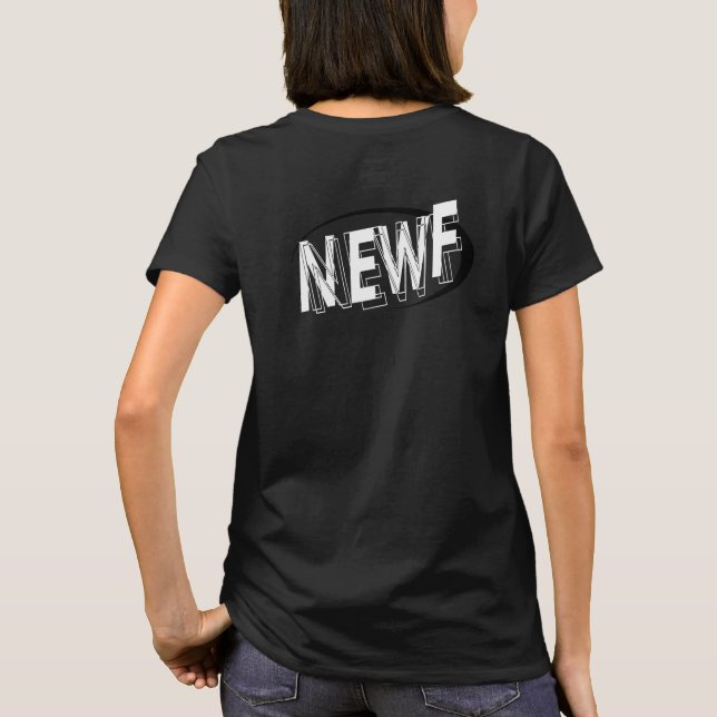 Camiseta Notta Bear NEWF logo B&W (Verso)