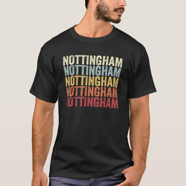 Camiseta Nottingham Pennsylvania Nottingham PA Retro Vintag (Frente)