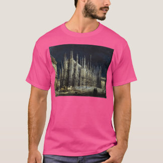 Camiseta Notturno di Piazza del Duomo a Milano por Angelo I