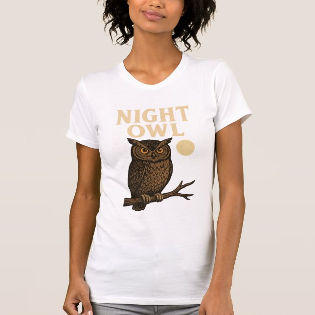 Camiseta Noturna Coruja (Frente)