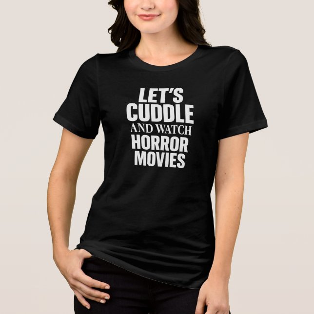 Camiseta Noturna de Terror para Abraçar (Frente)